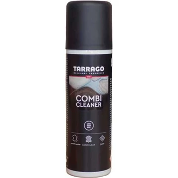 Tarrago Combi Cleaner 200 ml univerzális tisztítóhab sima bőr, velúr, nubuk, műbőr és vászon cipőkhöz